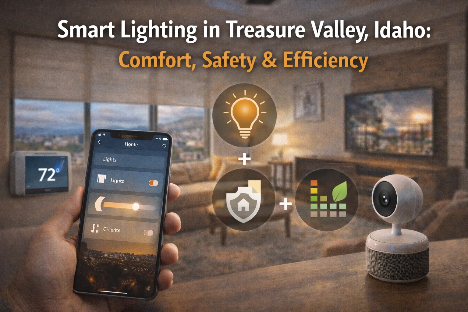 Smart Lighting in Treasure Valley, Idaho: How Lighting Control Improves Comfort, Safety, and Efficiency